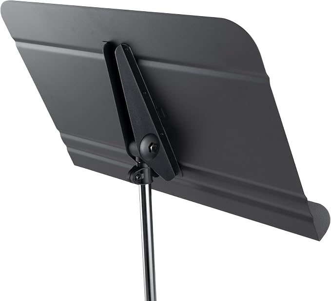 On-Stage SM7711B Orchestra Music Stand (Professional Orchestral Setup for Sheet Music Pages, Scores, and Books, Adjustable Height and Angle, 8 lb Capacity, Cart Compatible, Steel and Aluminum, Black) - Image 6