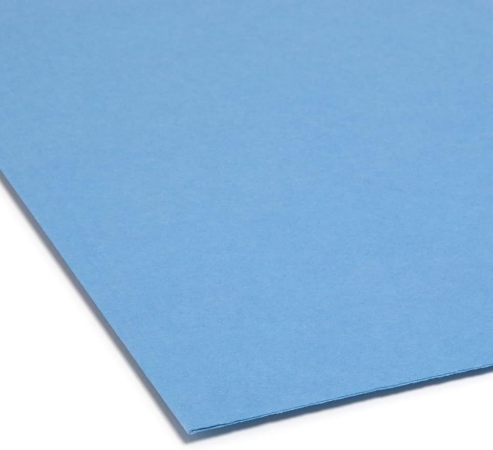 Smead File Folder, Reinforced Straight-Cut Tab, Legal Size, Blue, 100 per Box (17010) - Image 4