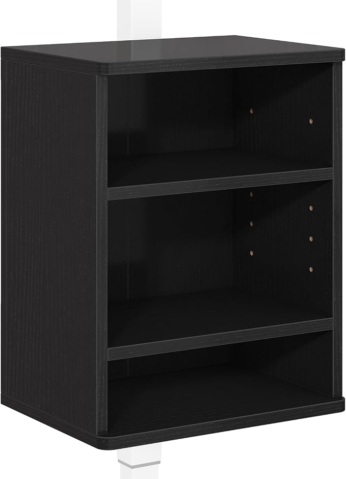 IBUYKE Under Desk Storage Cabinet Clamp on Desk Legs Shelf UTMZ012B | Adjustable Shelf, for Standing Desks Shelf, for Office,Elevating Your Workspace - Image 8