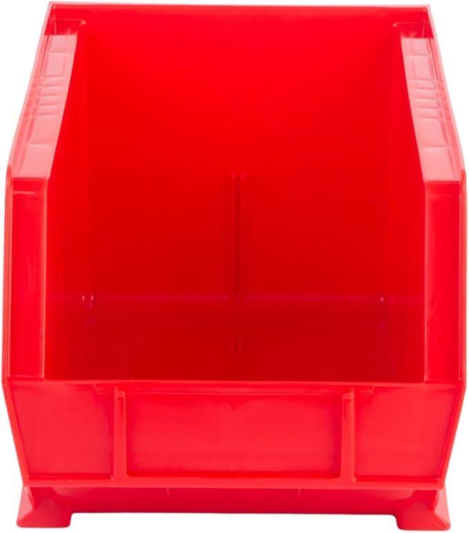 HE HUDSON EXCHANGE 15" x 8" x 7" Plastic Stackable Storage Bin, Red - Image 5