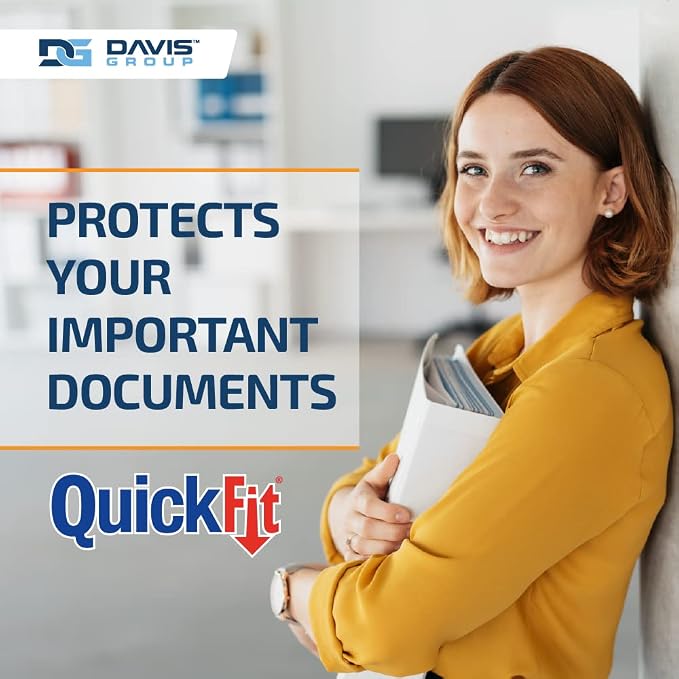 QuickFit Top-Load Sheet Protectors, Clear Page Protectors for 8.5-by-11-Inch Sheets, Top-Loader Binder Sleeves, 225 Sheets, Economy, Non-Glare - Image 6