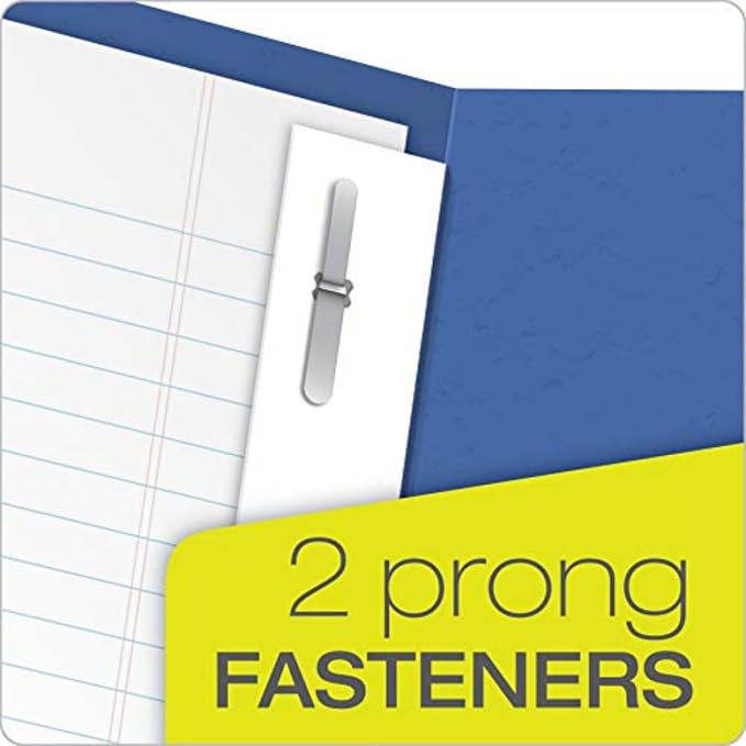 Oxford Twin Pocket Folders with Fasteners, Letter Size, Assorted Colors, 25 per Box (57715) - Image 2