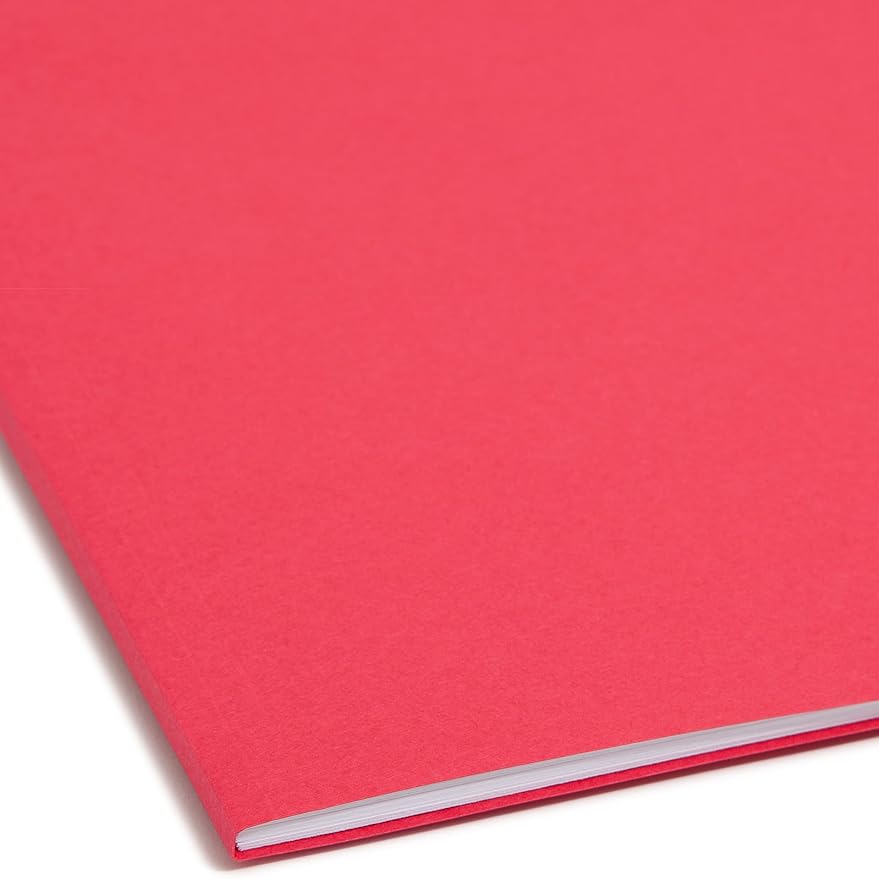 Smead Fastener File Folder, 2 Fasteners, Reinforced 1/3-Cut Tab, Legal Size, Red, 50 per Box (17740) (Pack of 1) - Image 6