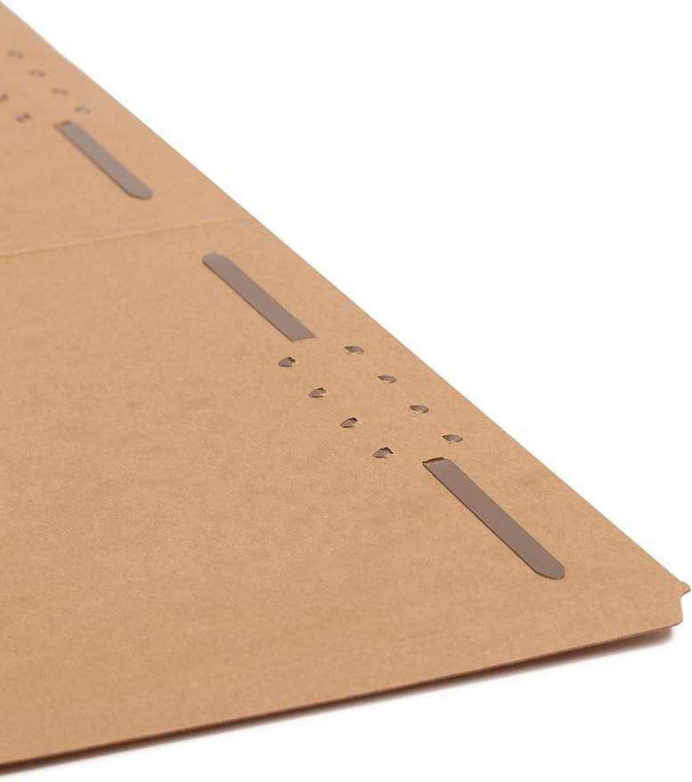 Smead Fastener File Folder, 2 Fasteners, Reinforced 2/5-Cut Tab Right of Center Position, Guide Height, Legal Size, Kraft, 50 per Box (19880) - Image 6