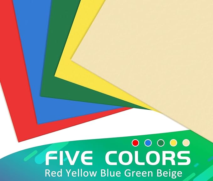 Two Pocket Folder, HERKKA 125 Pack 2 Pocket Folders with Business Card Slot, Letter Size Paper Folders Designed for Office and Classroom Use, Assorted 5 Colors - Image 4