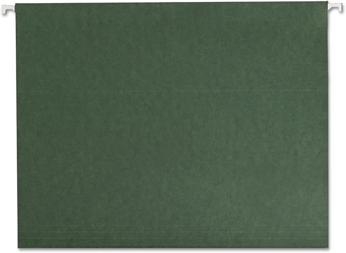 Smead Hanging File Folder, No Tabs, Letter Size, Standard Green, 25 per Box (64010) - Image 3