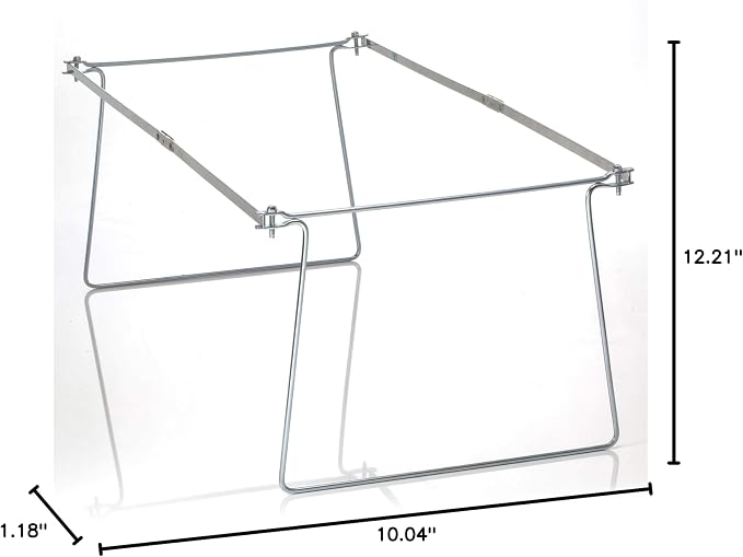 Officemate Hanging File Frame, 24-27, Letter Size, Steel, 4 Sets (91965) (Pack of 6) - Image 6