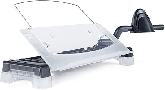 MemoScape Adjustable in-Line Document Holder for Typing | Reduces Neck Strain, Improves Focus, Boosts Desk Organization, and Workflow | Paper Holder Stand for Desk and Home Office - Black (VUR 2060) by VuRyte