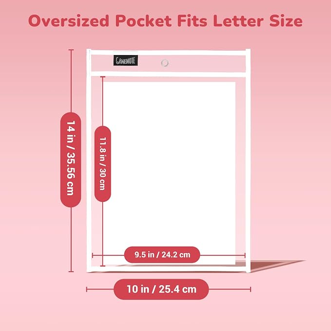 GAMENOTE 30 Pack White Dry Erase Pockets, 10x14 Reusable Sleeves | 30 reusable PVC pockets hold 8.5 x 11 and 9 x 12 sheets; double sided wipe clean surfaces, pen loops, eyelets, and 5 rings - Image 6