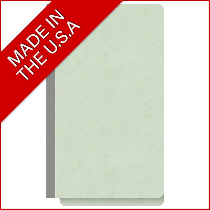 Ecom Folders End Tab Pressboard File Folders | Legal Size 25 Pt Stock with 2" Tyvek Expansion | Full Cut Tabs for Medical Charts, Legal Documents & Office Records | Pale Green, Box of 25 - Image 5