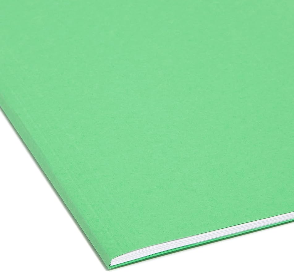 Smead Hanging File Folder with Tab, 1/3-Cut Adjustable Tab, Letter Size, Green, 25 per Box (64022) - Image 5