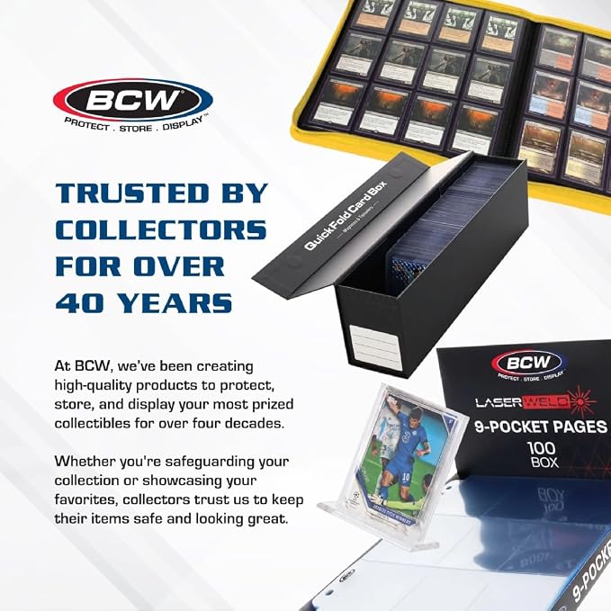 BCW 5000ct Trading Card Storage Boxes (Full Lid) – 5 Pack | TCG & MTG Card Storage Organizer | Fits Card Dividers & Sorting Tray | Corrugated Cardboard Box for Collectible Cards - Image 8