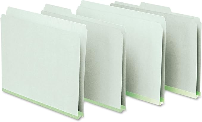 Pendaflex 17167 Pressboard Expanding File Folders, 1/3 Cut Top Tab, Letter, Green (Box of 25) - Image 2