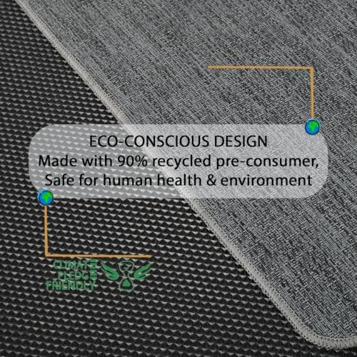 Chair Mat for Hardwood & Tile Floor, 47" x 52" Heavy Duty Office Chair Mat for Rolling Chairs Easy Glide, Anti Slip, Non-Curve, Floor Protector for Home Office, Graphite Texture - Image 4