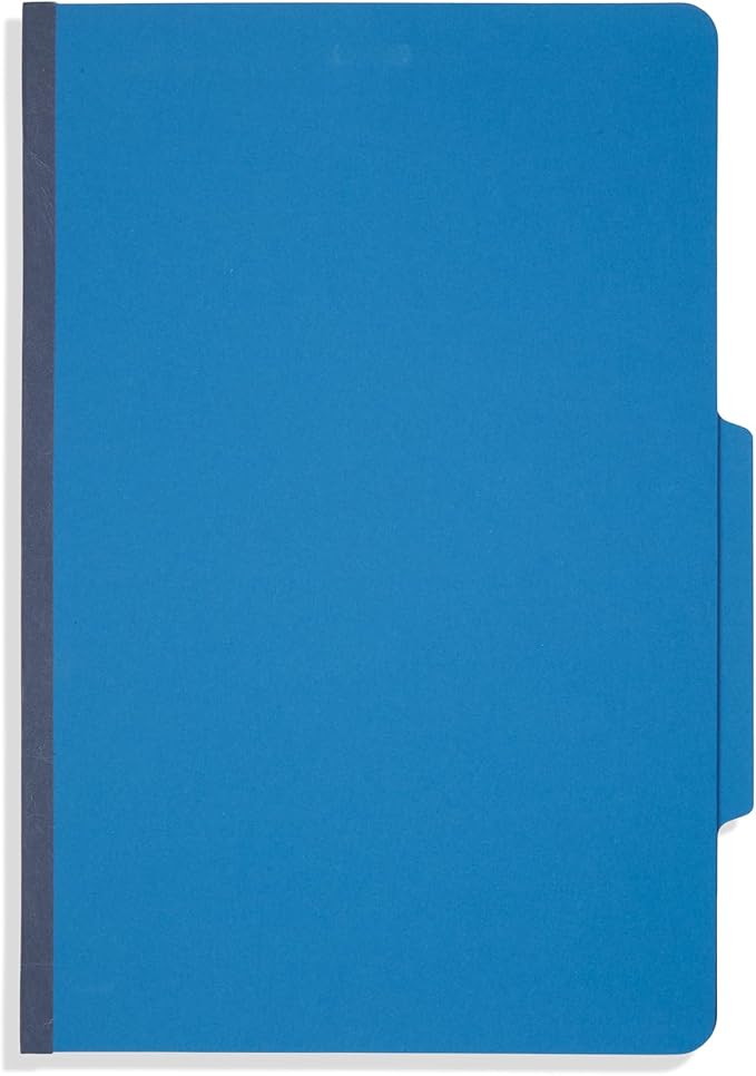 Blue Summit Supplies 10 Classification Folders, Legal 2 Divider, Dark Blue | Heavy-duty, 2 in expansion, 2 prong fasteners, 2 dividers, 6 sections, for medical, legal, and personnel files - Image 7
