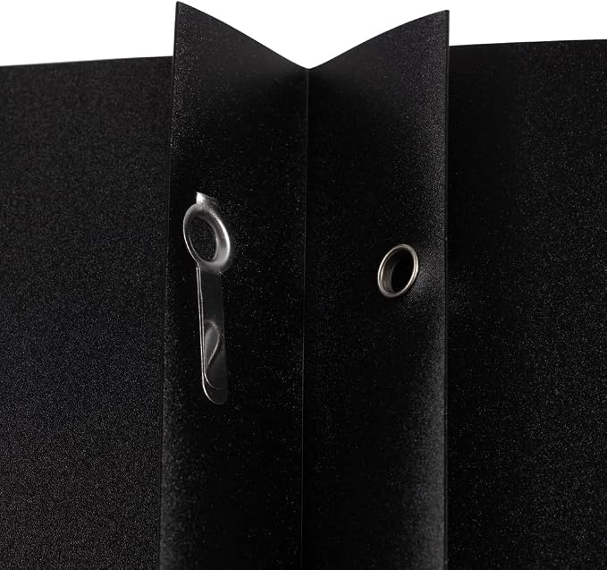 JAM PAPER Plastic Color POP Folders - 2 Pocket Durable Folders with Metal Prongs Fastener Clasps - Assorted Business Colors - 6/Pack - Image 4