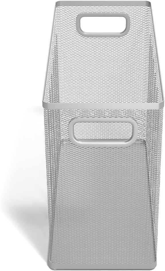 TRU RED Wire Mesh File Organizer, Silver, 2‑Pack – Vertical Desktop Sorter for Files, Folders & Mail - Image 3