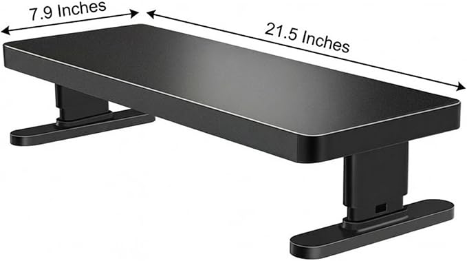 Adjustable Monitor Stand with 4 height options, Desk Shelf for Top of Desk Adjustable - Image 4