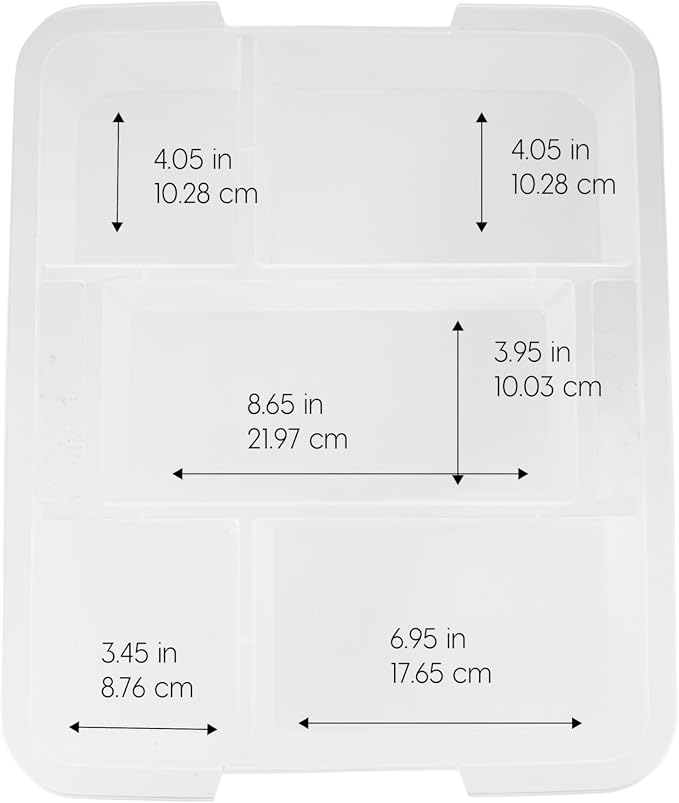 IRIS USA 6-Pack 18 Quart Clip Box with Latching Lid | Latching lid secures office and household supplies. Stackable, nestable design maximizes storage space - Image 5