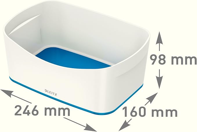 Leitz Wow, myBox, Storage tray Groß Weiß/Blau Metallic - Image 2