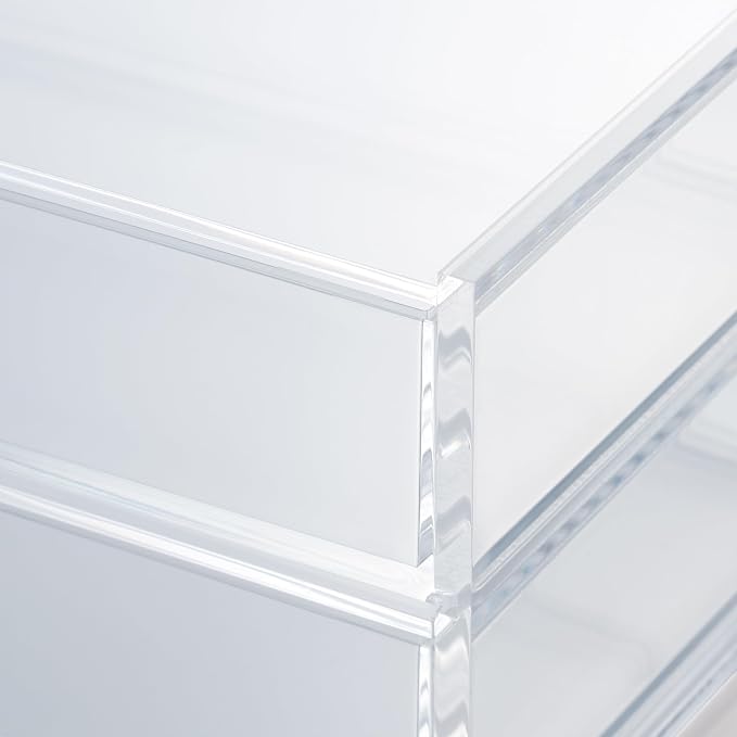 Muji Acrylic Stackable 2-Drawer Storage Case, Small,17.5 cm Width x 13 cm Depth x 9.5 cm Height - Image 7