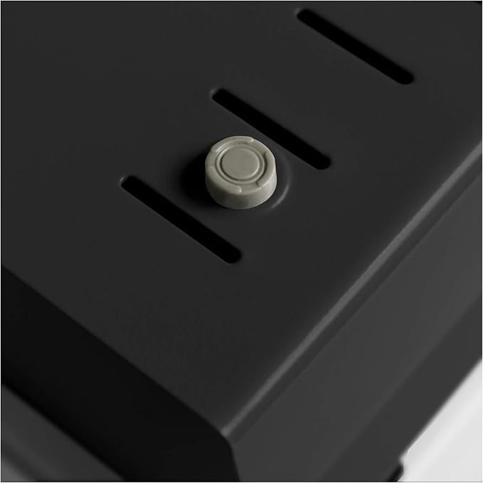 Acrimet 3 x 5 Card File Holder Organizer Box Metal Base Heavy Duty (AZ Index Cards and Divider Included) (Black Color with Clear Crystal Plastic Lid Cover) - Image 7