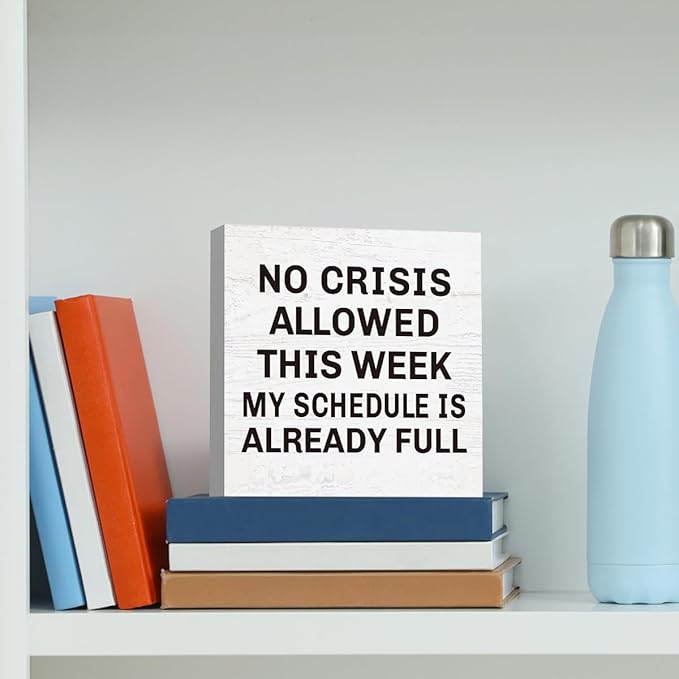 Funny Bosses Day Gifts for Women Men, Boss Gifts for Women Manager Supervisor Leader Lady Famale Male, Funny Office Desk Decor 5 x 5 inch