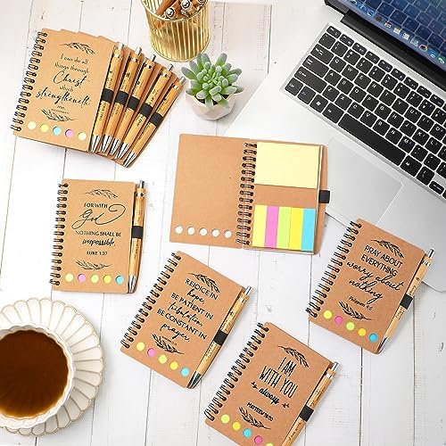 Kosiz 40 Pcs/20 Set Christian Gift Bulk, Bible Verse Bamboo, Kraft - Image 4