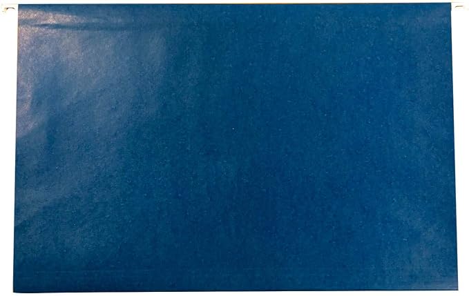 Ruby Paulina 11x17 Hanging File Folders – 25 Pack Tabloid Size Hanging File Folder Organizer with Plastic Tabs – Blue 11 x 17 Folder for Filing Cabinets, Bins, Drawers, and Organizers by Unknown