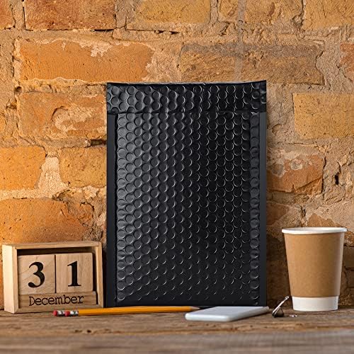 Yens Bulk Black Poly Bubble Mailers 6x10 250 Pack Usable 6x9 - Image 5