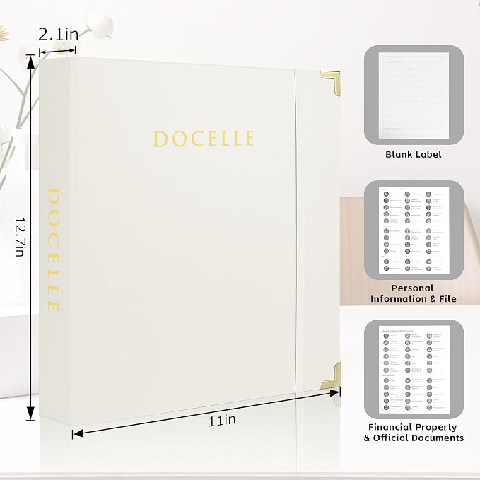 Life Organizer Important Document Organizer Expanding File Folder with Labels for Passports, Birth Certificates, Social Security Cards, Photos, Letters | Expanding Pockets for Family Memories, Passports, Letters, Birth Certificates - Image 6
