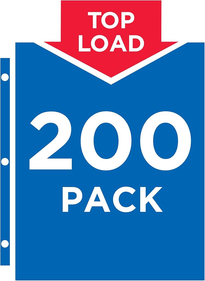 Avery Diamond Clear Heavyweight Sheet Protectors, Easy Load, 200 Document Protectors (74400), 1 LB (Pack of 5) - Image 4