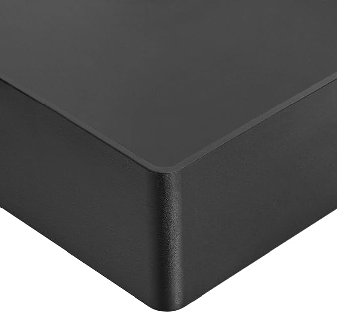 Amazon Basics Rectangular Plastic Desk Organizer, Letter Tray for Documents and Office Supplies, File Storage, Black, 12-Pack - Image 3