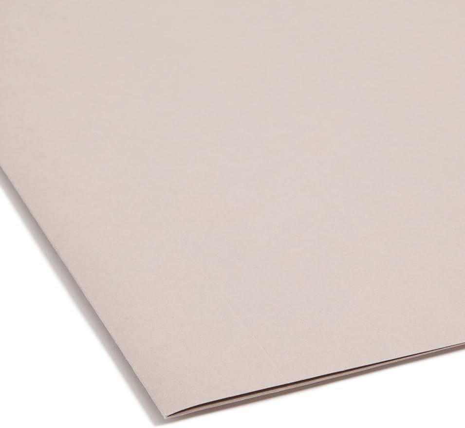 Smead TUFF Extra Capacity Box Bottom Hanging Folder, 1/3-Cut Easy Slide Tab, Steel Gray, 18 per Box (3" Expansion, Legal) - Image 4