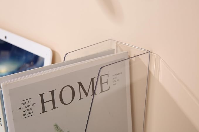 YBM HOME Vertical File Bins Organizer Closed Front Design for Safe Storage for Files, Documents, and Magazines, Ideal for Home Office, Work Desktops, or School, Medium, 1264-3 - Image 5