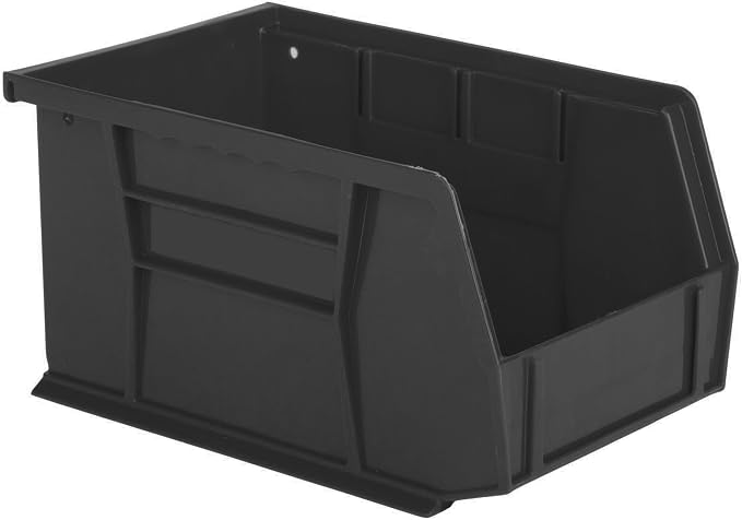 HE HUDSON EXCHANGE 9.5" x 6" x 5" Plastic Stackable Storage Bin, Black by HudsonExchange