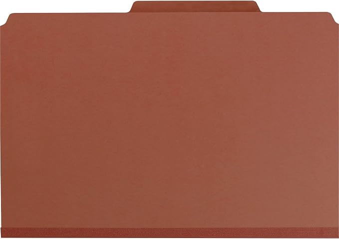 Smead 100% Recycled Pressboard Classification File Folder, 10 per Box & Pressboard Classification File Folder - Image 6