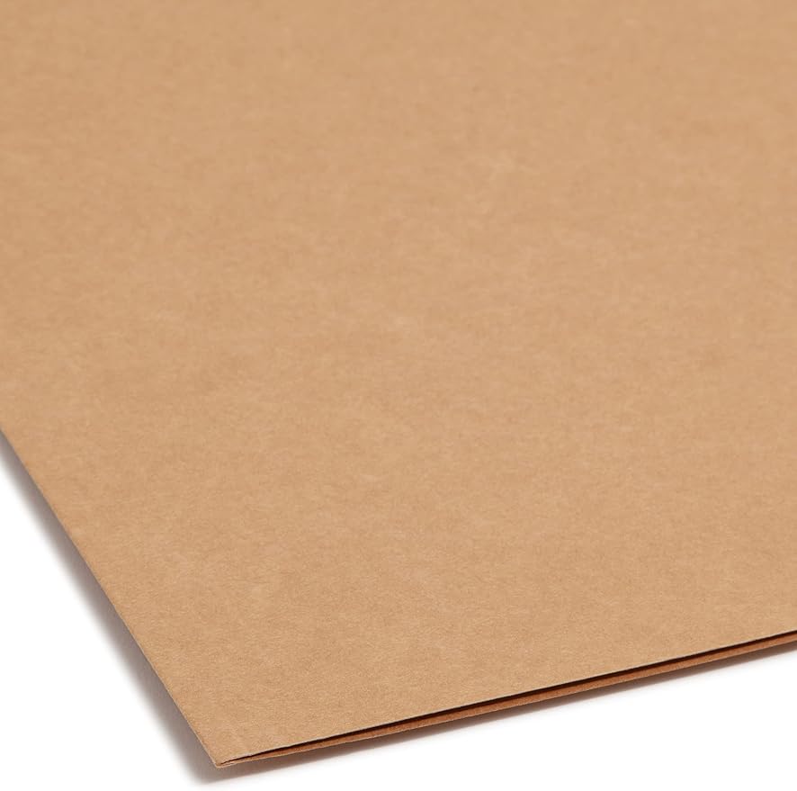 Smead Fastener File Folders, Reinforced 1/3-Cut Tabs, 1 Fastener, Letter Size, Kraft, 50 per Box (14834) - Image 4