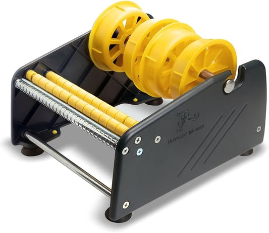 Excell LD-619 Economy Lightweight Label Dispenser (6.5" Wide, 1"/3" Core) | Lightweight plastic dispenser with 4 suction cups. Fits multi-roll labels up to 6.5" (1"/3" core). Pull-and-take easy peel by EXCELL