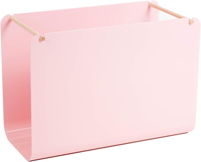 U Brands, Arc Desktop File Organizer, Metal, Pink, 3550A02-04 by UBrands