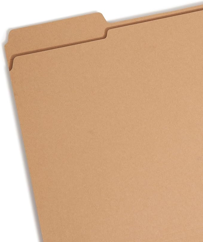 Smead Fastener File Folders, Reinforced 1/3-Cut Tabs, 1 Fastener, Letter Size, Kraft, 50 per Box (14834) - Image 9