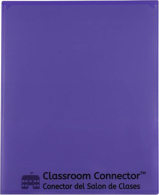 C-Line Classroom Connector School-to-Home Folders, Purple, 25 per Box (32009) (Pack of 6) by C-Line