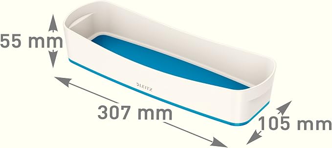 Leitz Wow, myBox, Storage Tray Klein Weiß/Blau Metallic - Image 2