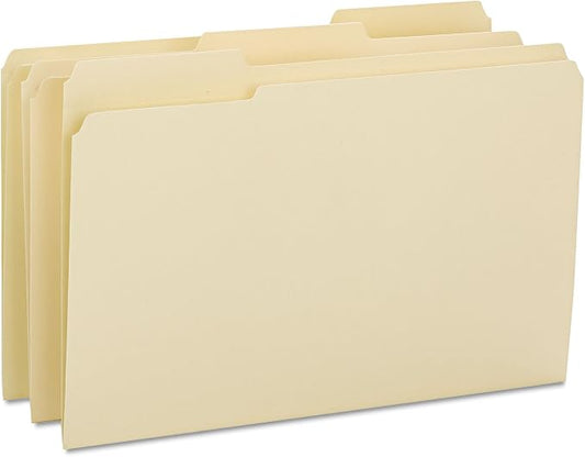 Smead File Folder, Reinforced 1/3-Cut Tab, Legal Size, Manila, 100 Per Box (15434) by SMEAD