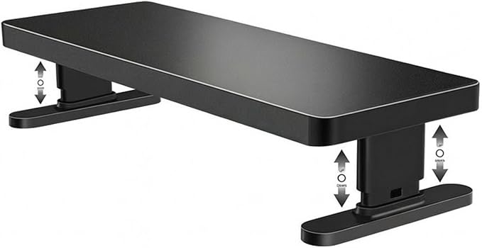 Adjustable Monitor Stand with 4 height options, Desk Shelf for Top of Desk Adjustable by IVEDesign