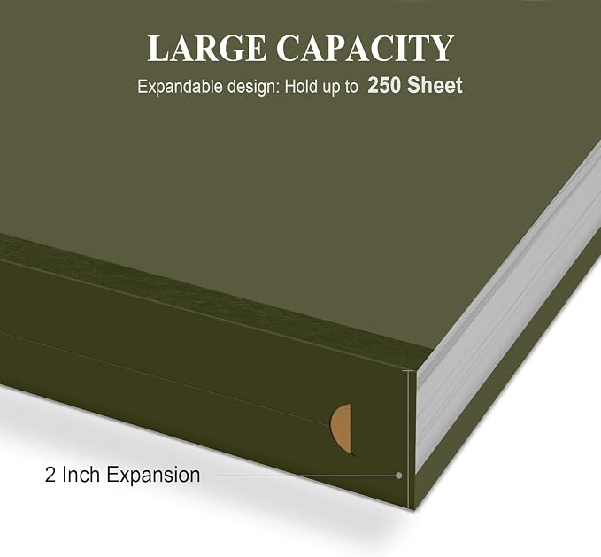 ViVin Hanging File Folders, 1/5-Cut Adjustable Tabs with 48 Per Box, 2 Inch Expansion, 48 Pack Letter Size Hanging File Folders, Designed for Office Home School Filing Cabinet(Green) - Image 4