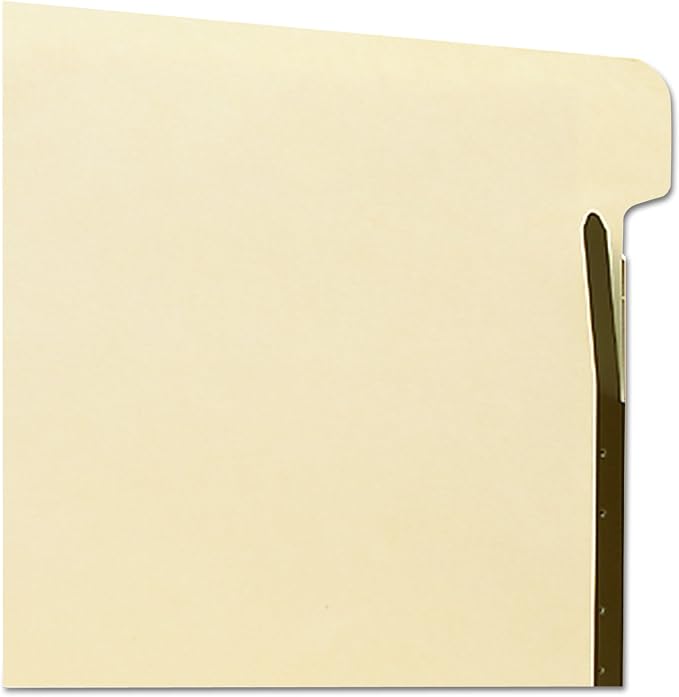 Smead Self-Adhesive Folder Divider, 1" Twin Prong Fastener, Letter Size, Manila, 25 per Pack (68025) - Image 7