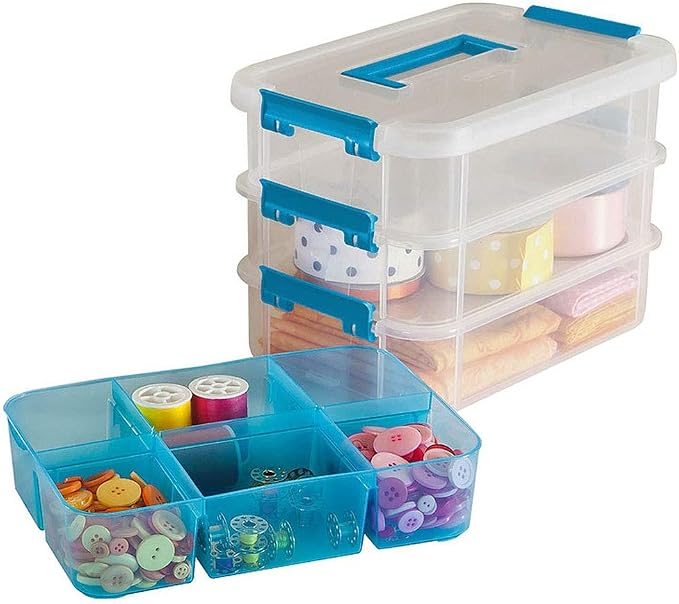 STERILITE Layer Stack & Carry Box, 10-5/8-Inch - Image 4