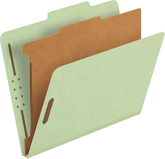 Pendaflex Classification Folders, Light Green (PFX23776R) by Pendaflex