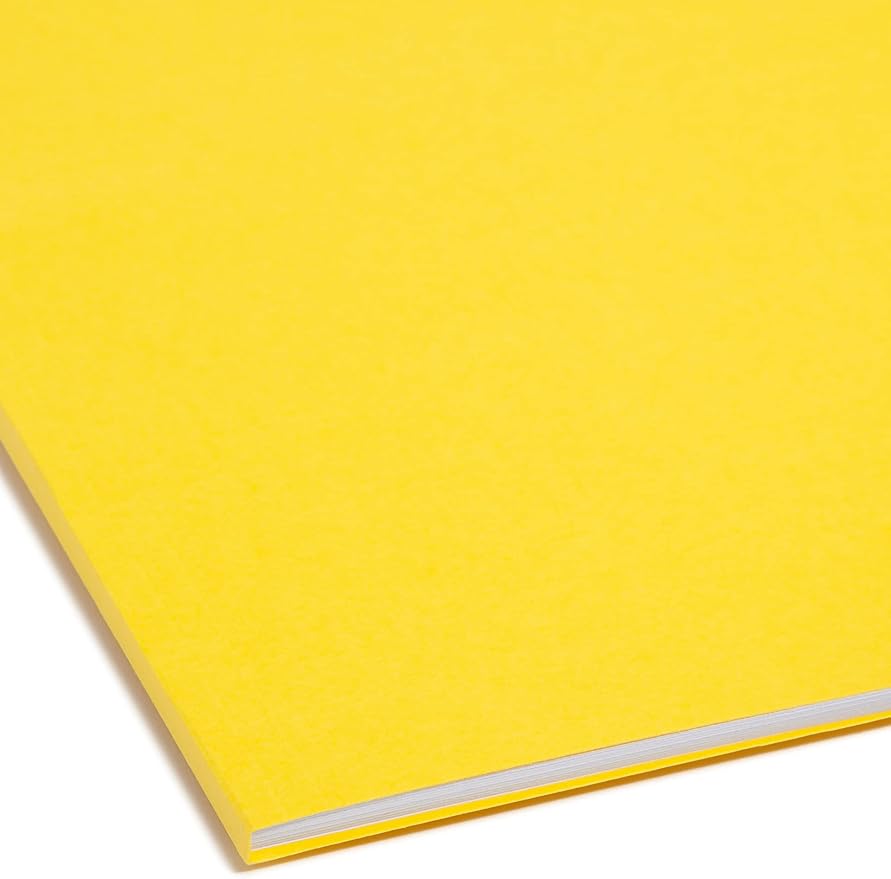 Smead Fastener File Folder, 2 Fasteners, Reinforced 1/3-Cut Tab, Legal Size, Yellow, 50 per Box (17940) (Pack of 1) - Image 5